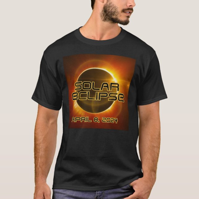Camiseta Eclipse solar 8 de abril de 2024 (Anverso)