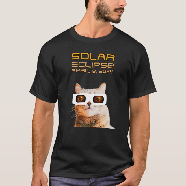 Camiseta Eclipse solar 8 de abril de 2024 (Anverso)