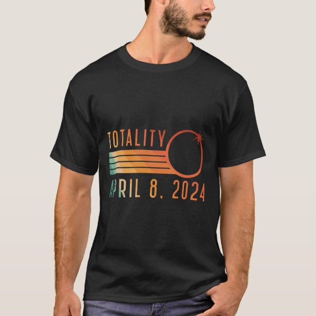 Camiseta Eclipse solar 8 de abril de 2024 Eclipse solar tot (Anverso)