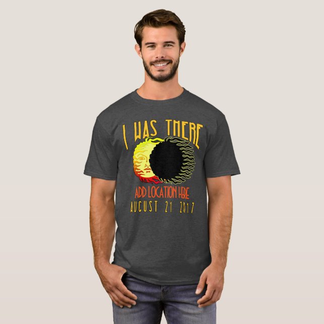 CAMISETA ECLIPSE SOLAR ADAPTABLE 2017 (Anverso completo)