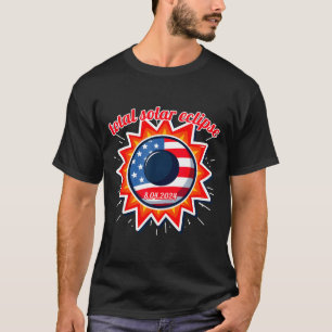 Camiseta Eclipse solar América Texas 4.8.24 eclipse solar t
