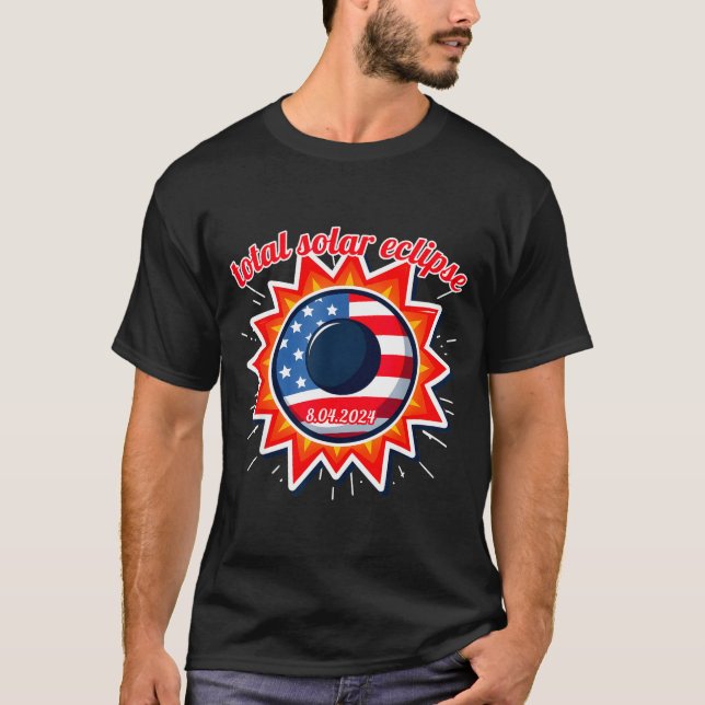 Camiseta Eclipse solar América Texas 4.8.24 eclipse solar t (Anverso)