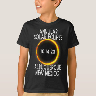 Camiseta Eclipse solar anual T - Albuquerque Nuevo México