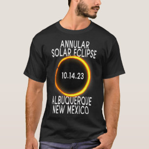 Camiseta Eclipse solar anual T - Albuquerque Nuevo México