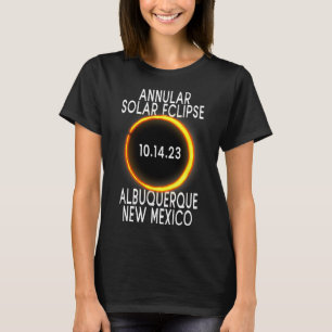 Camiseta Eclipse solar anual T - Albuquerque Nuevo México