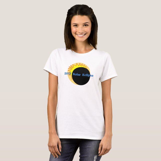 Camiseta Eclipse solar de 2017 (Anverso completo)