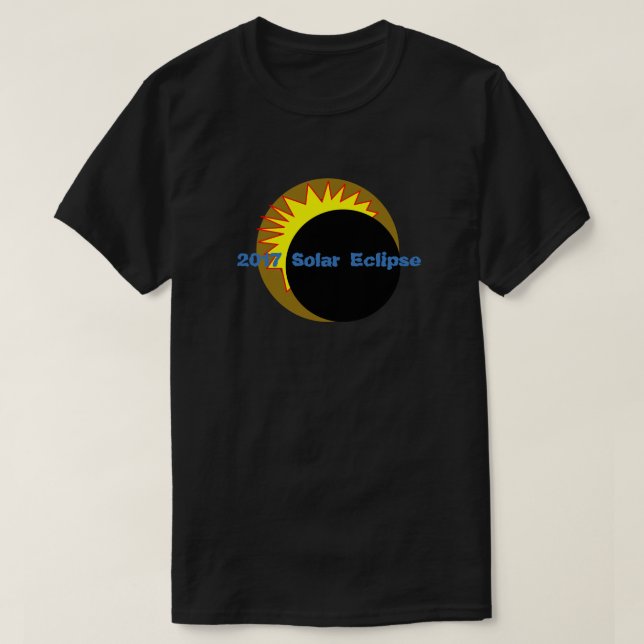 Camiseta Eclipse solar de 2017 (Diseño del anverso)