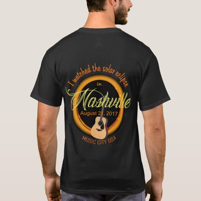 Camiseta Eclipse solar de Nashville (Reverso)