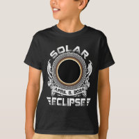 Eclipse solar de Sun Retro 2024 Totalidad Abril 8