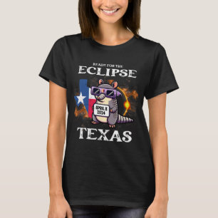 Camiseta Eclipse solar de Texas 2024 Abril 8 Divertido Arma