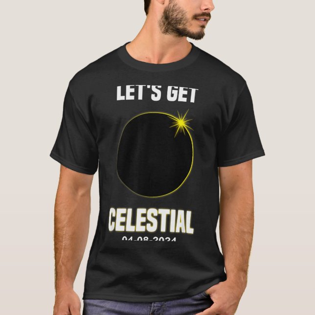 Camiseta Eclipse Solar Divertido Celestial Total Solar (Anverso)