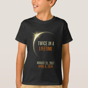 Camiseta Eclipse Solar Dos Veces En La Vida 2024 Total Sola
