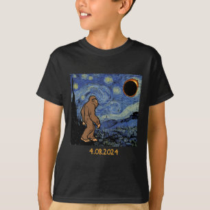 Camiseta Eclipse solar Eclipse Bigfoot Stark Night Sasquatc
