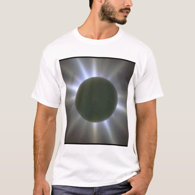 Camiseta Eclipse solar. (eclipse; escenas del light_Space (Anverso)