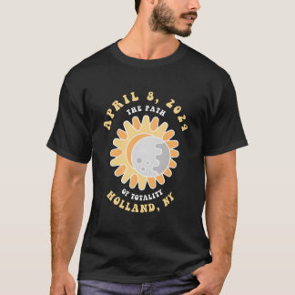 Camiseta Eclipse solar en Holland Nueva York 8 de abril de