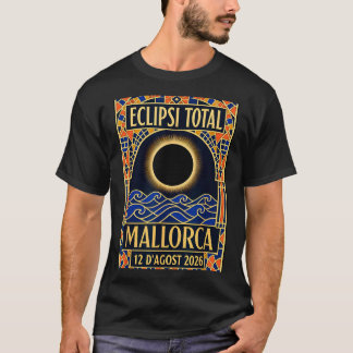 Camiseta Eclipse solar en Mallorca 2026 - Modernista catalá