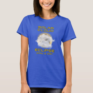 Camiseta Eclipse Solar en Nubes No Tan Divertida