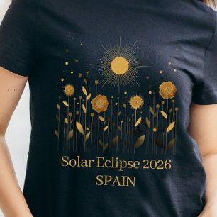 Camiseta Eclipse Solar Floral 2026