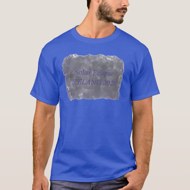 Camiseta Eclipse Solar Islandia 2026 (Anverso)
