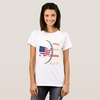 Camiseta Eclipse solar los E.E.U.U. 21 de agosto total.