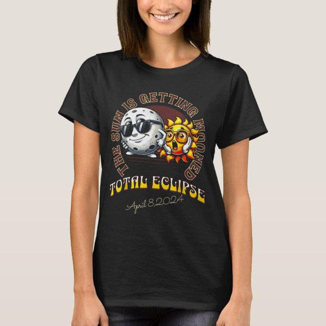 Camiseta Eclipse Solar Luna Cubriendo Sol (Anverso)