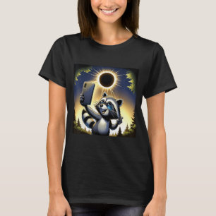 Camiseta Eclipse Solar Mapache 8 De Abril