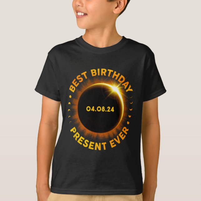 Camiseta Eclipse Solar Mejor Cumpleaños Siempre Graciosa To (Anverso)