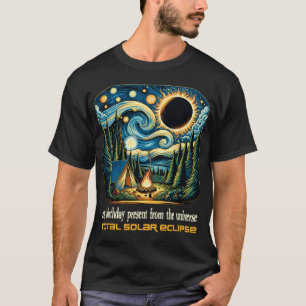 Camiseta Eclipse Solar Mi Regreso De Cumpleaños De Los Univ