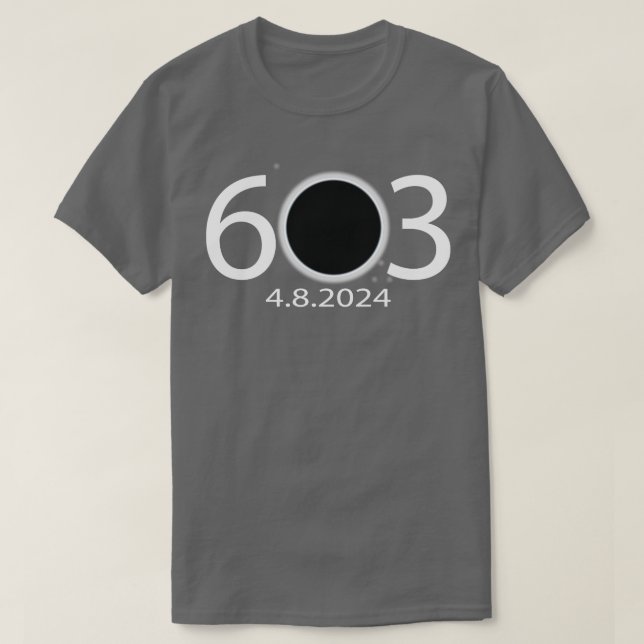 Camiseta Eclipse solar NH 603 (Diseño del anverso)