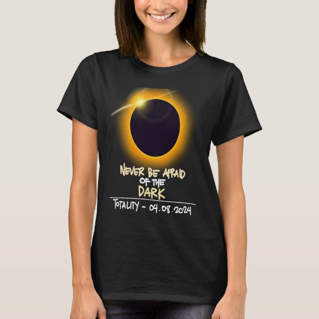 Camiseta Eclipse solar para hombres y mujeres Totalidad lun (Anverso)