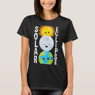Camiseta Eclipse Solar Para Niños Y Niños Adultos