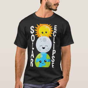 Camiseta Eclipse Solar Para Niños Y Niños Adultos