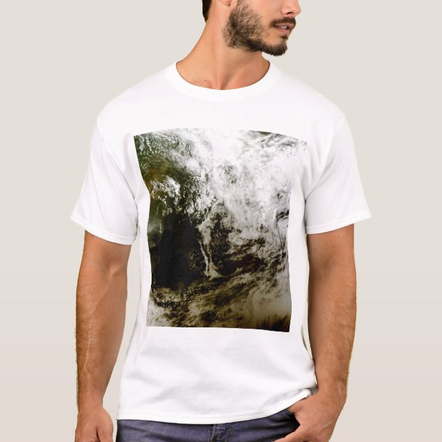 Camiseta Eclipse solar sobre el sudeste de Asia (Anverso)