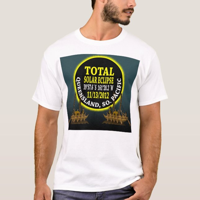 Camiseta Eclipse solar total 11/13/2012 (Anverso)