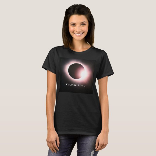 Camiseta Eclipse solar total 2017 (Anverso completo)