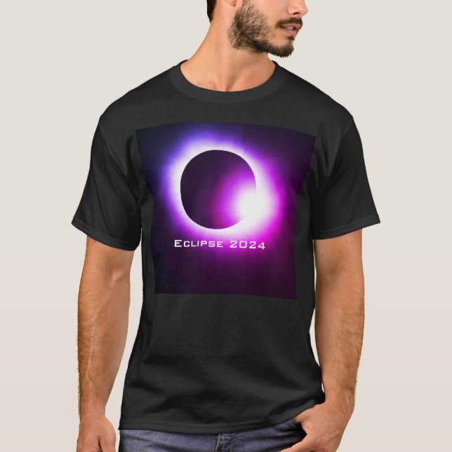 Camiseta Eclipse solar total 2024 (Anverso)