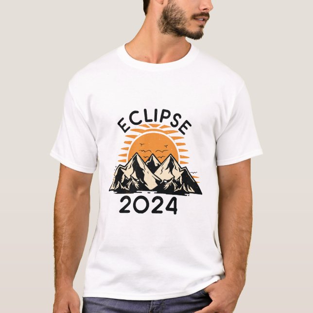 Camiseta Eclipse solar total 2024 (Anverso)