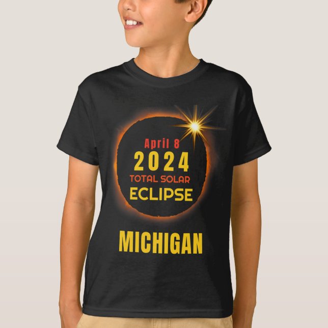 Camiseta Eclipse solar total 2024 2024 040824 (Anverso)