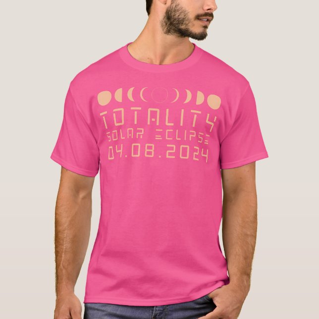 Camiseta Eclipse solar total 2024 Astronomía de eclipse sol (Anverso)