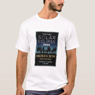 Camiseta Eclipse solar total 2024, Broken Bow, Oklahoma