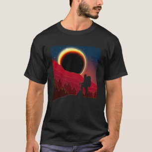 Camiseta Eclipse solar total 2024 Estados Unidos Escaladore
