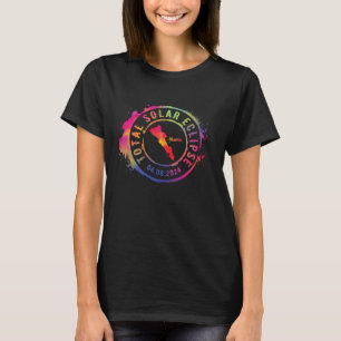 Camiseta Eclipse solar total 2024 México Sinaloa Mazatlan T