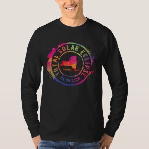 Camiseta Eclipse Solar Total 2024 New York Watertown De Est