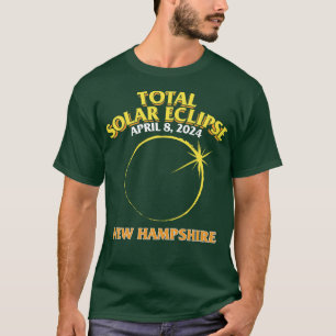 Camiseta Eclipse solar total 2024 Nuevo Hampshire
