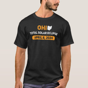 Camiseta Eclipse solar total 2024 Ohio 8 de abril de 2024 E