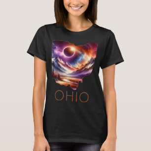 Camiseta Eclipse solar total 2024 Ohio estatal Totalidad Ab