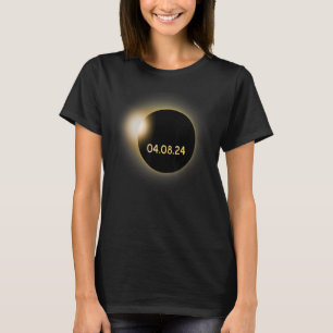Camiseta Eclipse solar total 2024 para astronomía