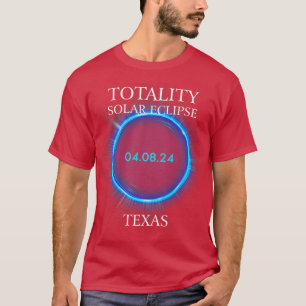Camiseta eclipse solar total 2024 Texas 04