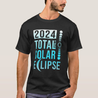Camiseta Eclipse solar total 2024 Totalidad 040824