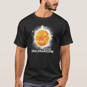 Camiseta Eclipse solar total 2024 Totalidad estadounidense